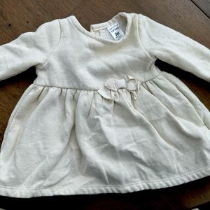Carter’s 3m cream and gold winter dress